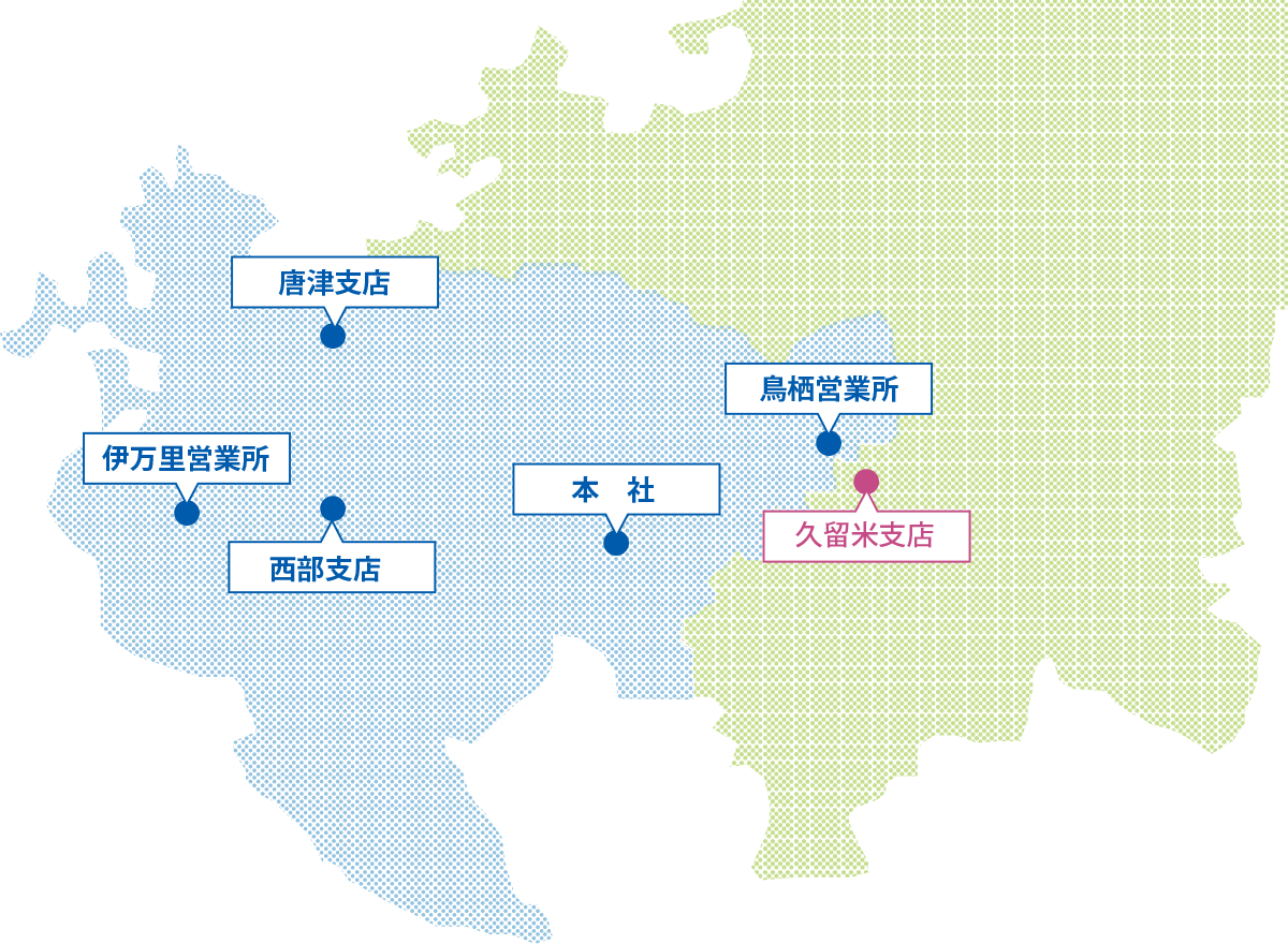 営業所の地図